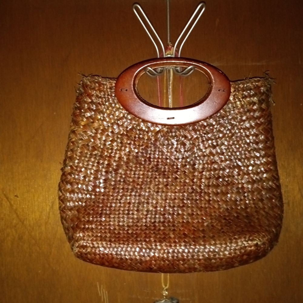 Vintage wooden purse